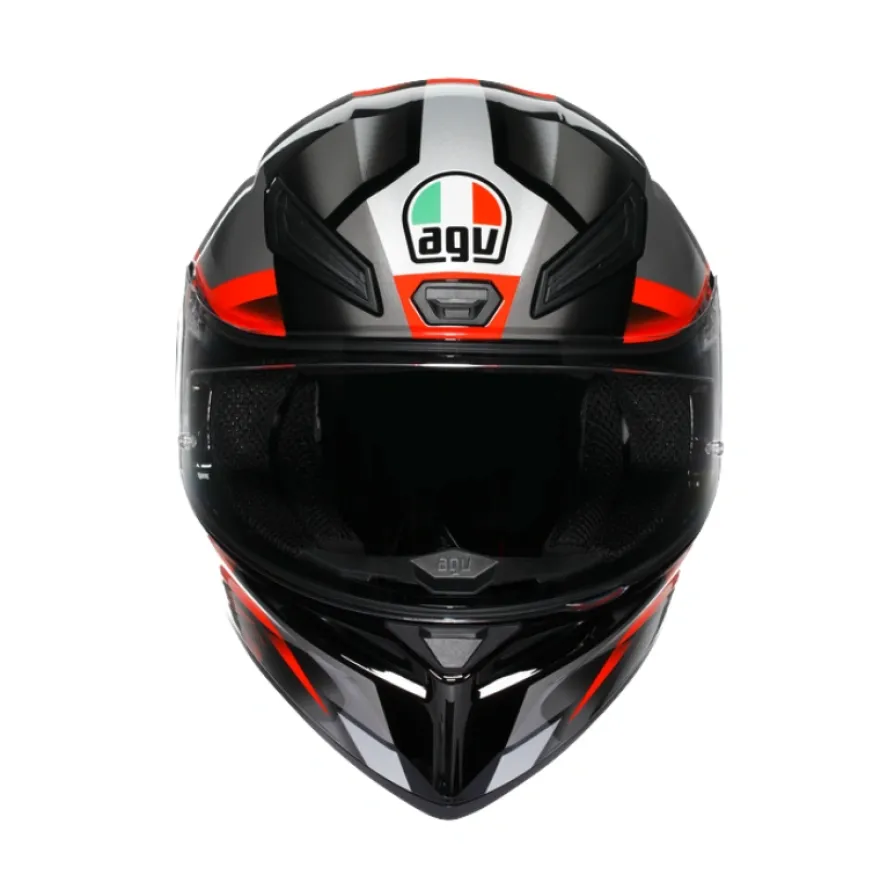 AGV K1 S Fastlap Black Grey Red