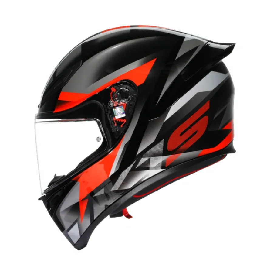 AGV K1 S Fastlap Black Grey Red
