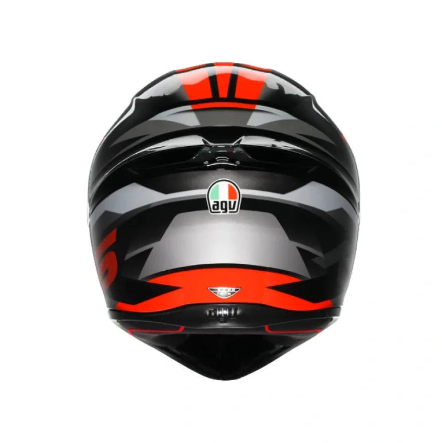 AGV K1 S Fastlap Black Grey Red