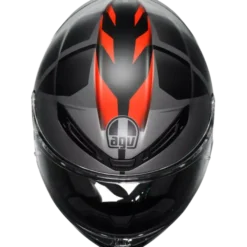 AGV K6 S Karve Matt Black Grey Red