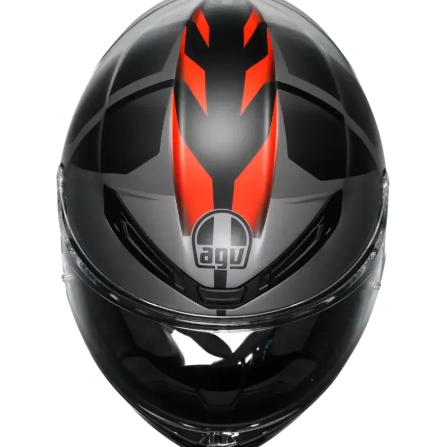 AGV K6 S Karve Matt Black Grey Red