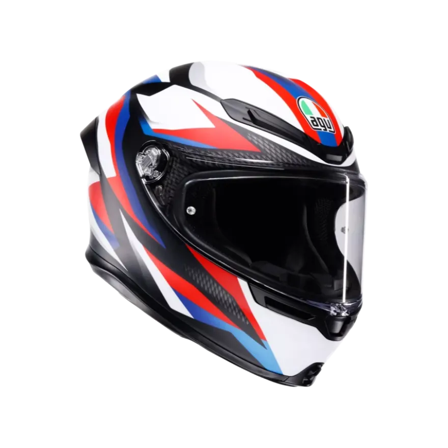 AGV K6 S Timewarp Matt Black Red Blue