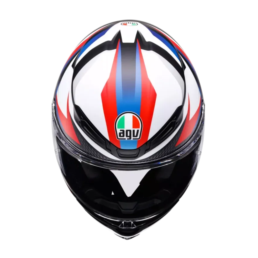 AGV K6 S Timewarp Matt Black Red Blue