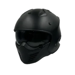 Helm Vito Jet Bruzano Mat Zwart