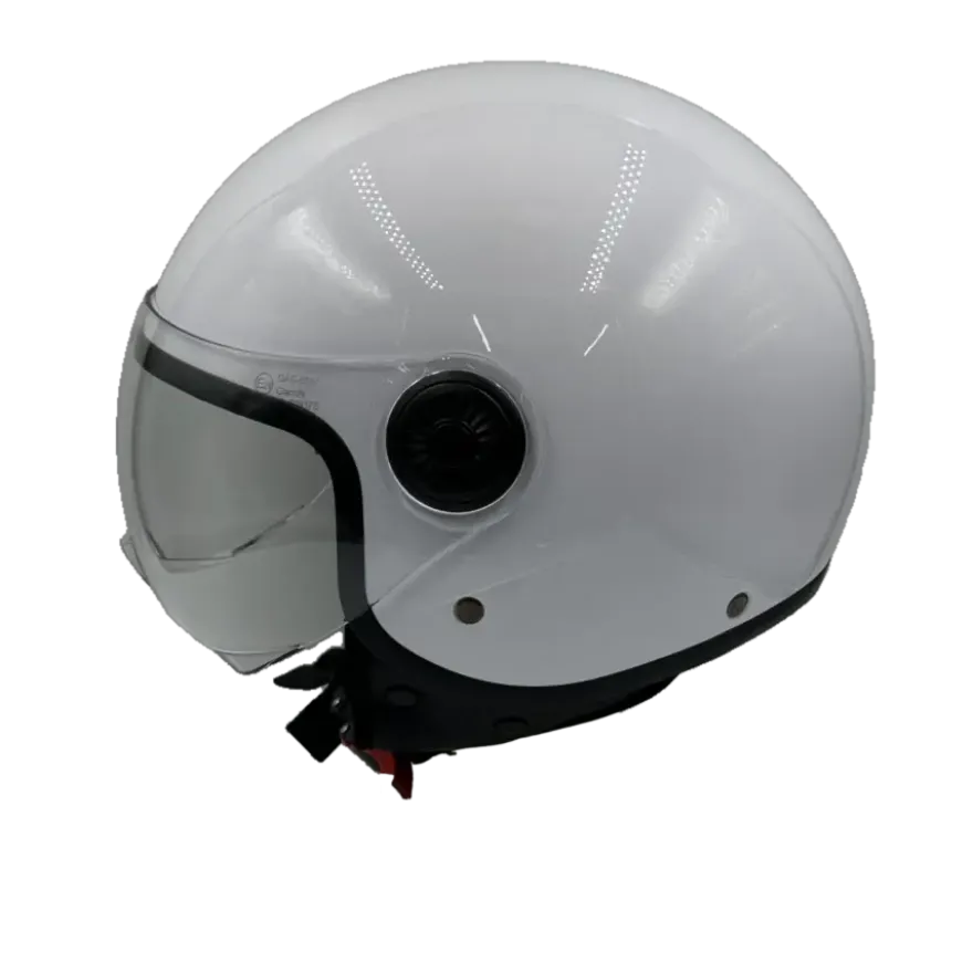 Helm Vito Jet Loreto Glans Wit