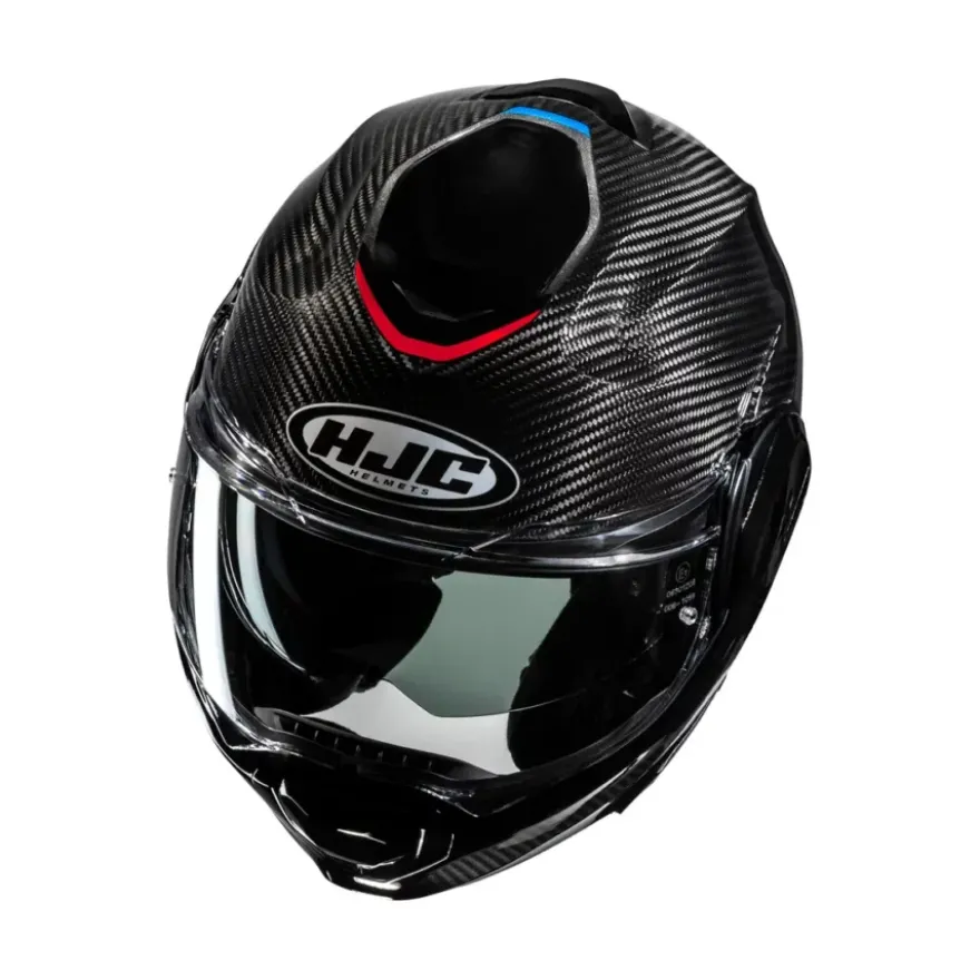 HJC F100 Carbon Stan Zwart Blauw
