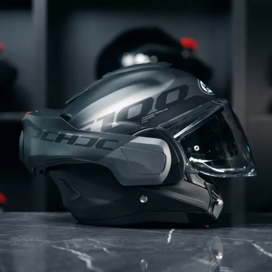 HJC F100 Hetal Grijs/Zwart