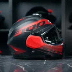 HJC F100 Hetal Rood/Zwart