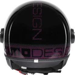 Momo FGTR Classic Stripes Glossy Black Fuxia