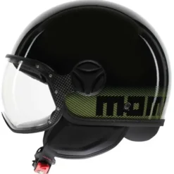 Momo FGTR Classic Stripes Glossy Black Yellow Fluo
