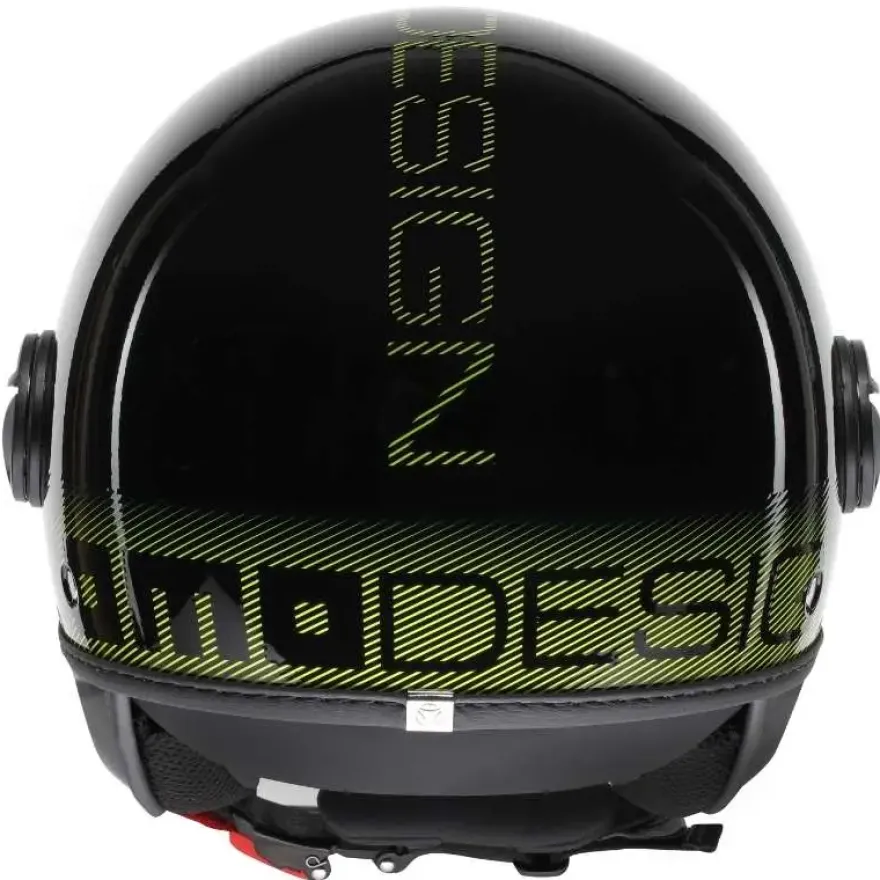 Momo FGTR Classic Stripes Glossy Black Yellow Fluo