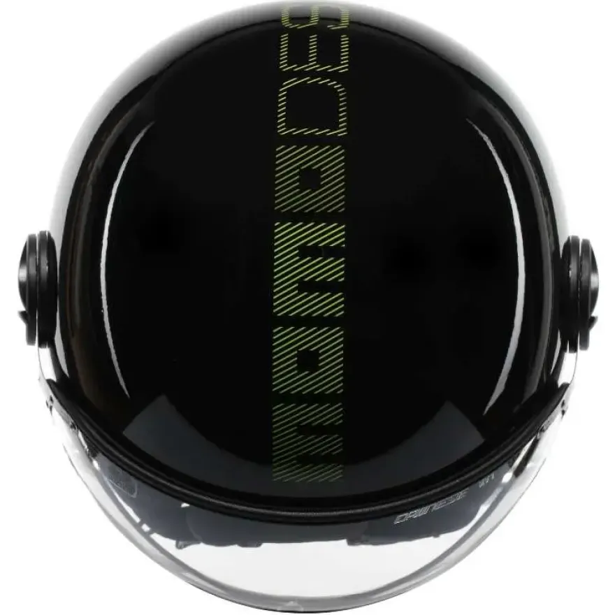 Momo FGTR Classic Stripes Glossy Black Yellow Fluo