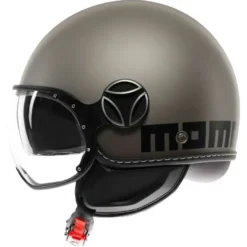 Momo FGTR EVO Mono Matt Titanium Frost Zwart