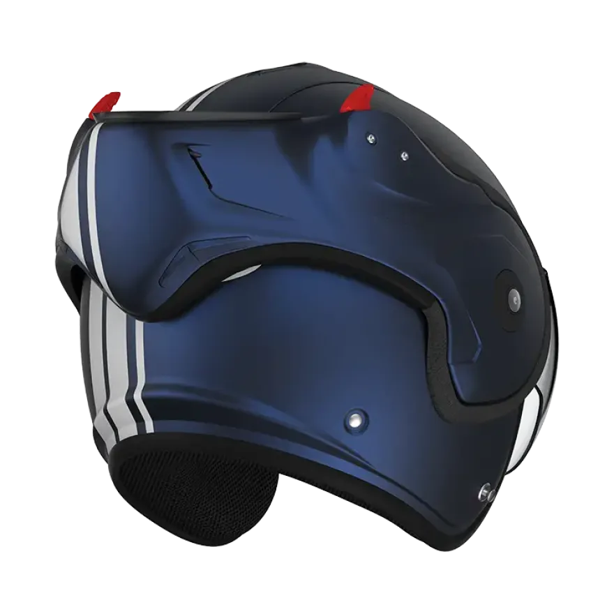 Roof RO9 Boxxer 2 Stripes Dark Blue Matt White