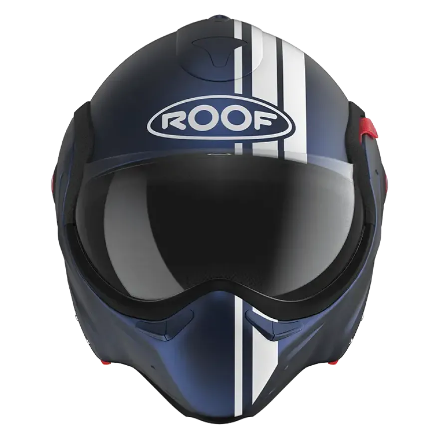 Roof RO9 Boxxer 2 Stripes Dark Blue Matt White