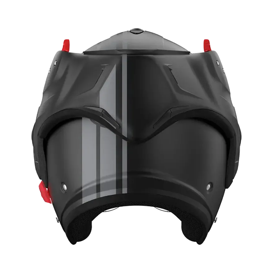 Roof RO9 Boxxer 2 Stripes Matt Black Steel