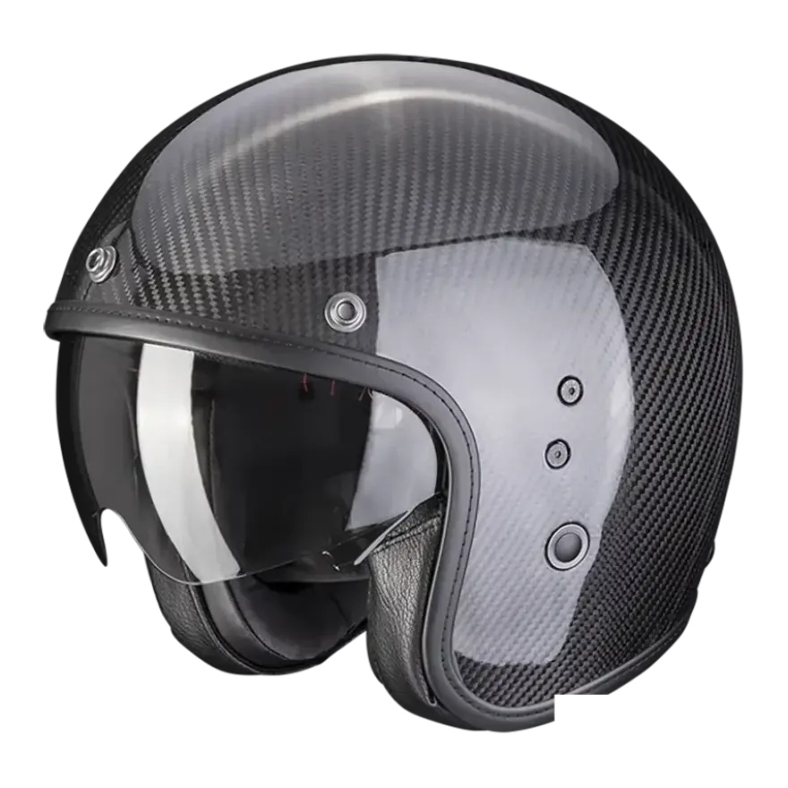 Scorpion Belfast Evo Carbon Solid Glossy Black