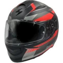 Scorpion Exo-491 Abilis Matt Black-Silver-Red