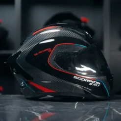 Scorpion EXO-1500 Carbon Mundi Black Red