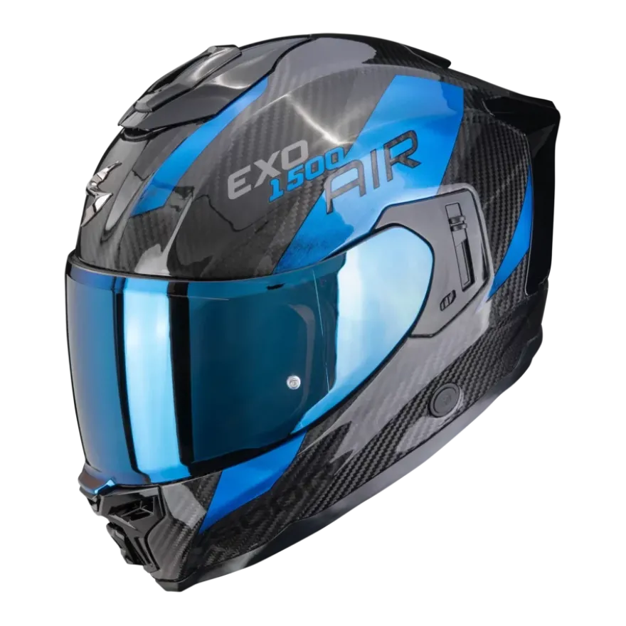 Scorpion EXO-1500 Carbon Platted Black Blue