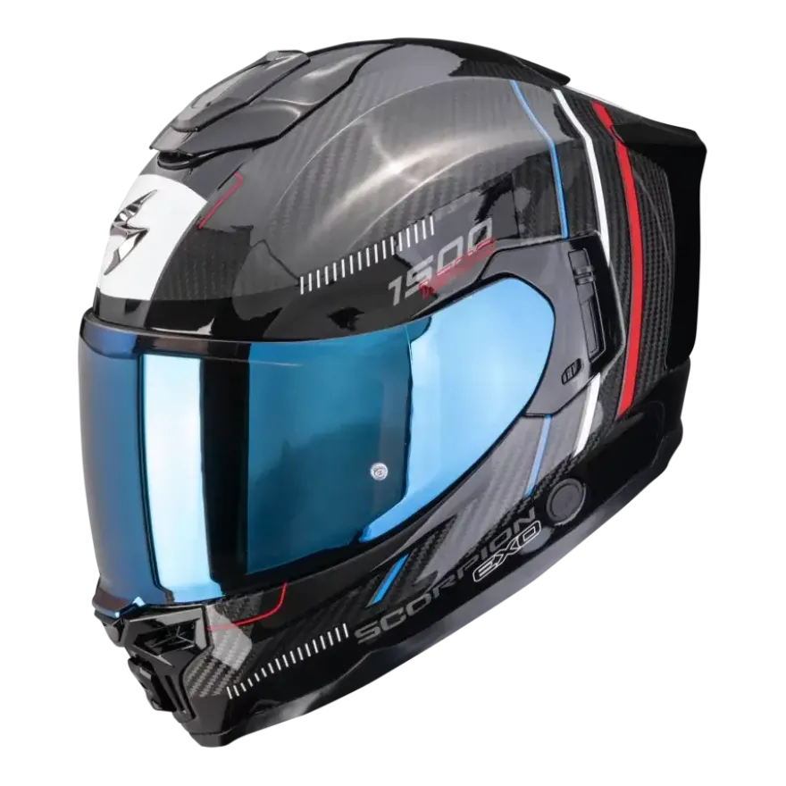 Scorpion EXO-1500 Carbon Zity Black Red Blue