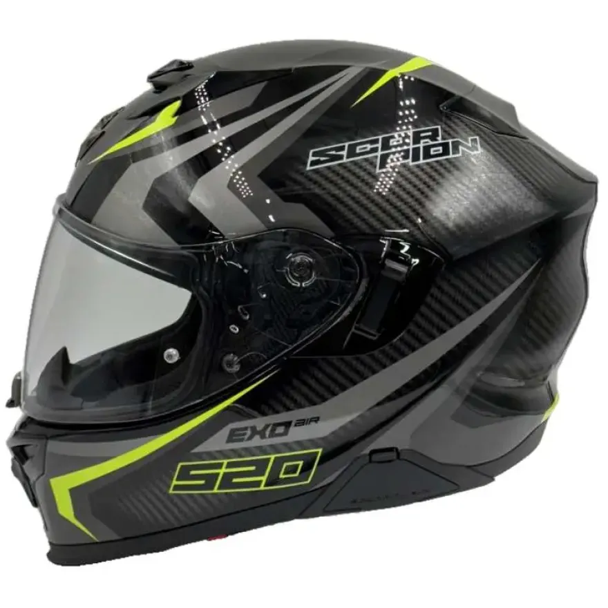 Scorpion Exo-520 Evo Air-Terra-Black-Silver-Yellow
