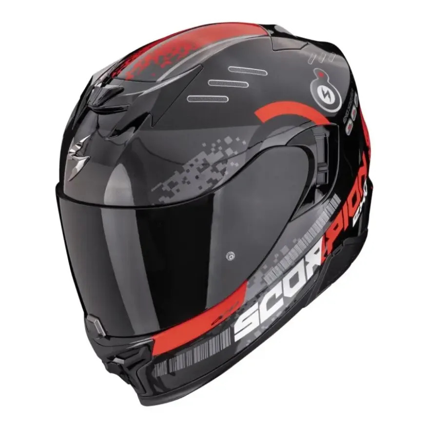 Scorpion Exo-520 Evo Air Titan Metal Black-Red