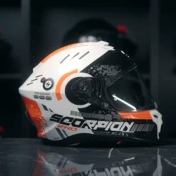 Scorpion Exo-520 Evo Air Titan White Orange