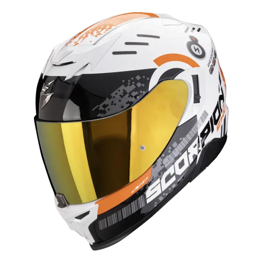 Scorpion Exo-520 Evo Air Titan White Orange