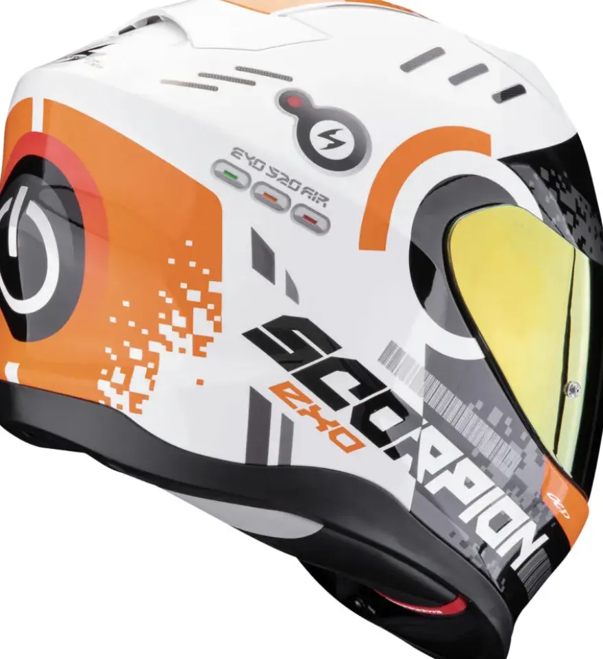 Scorpion Exo-520 Evo Air Titan White Orange