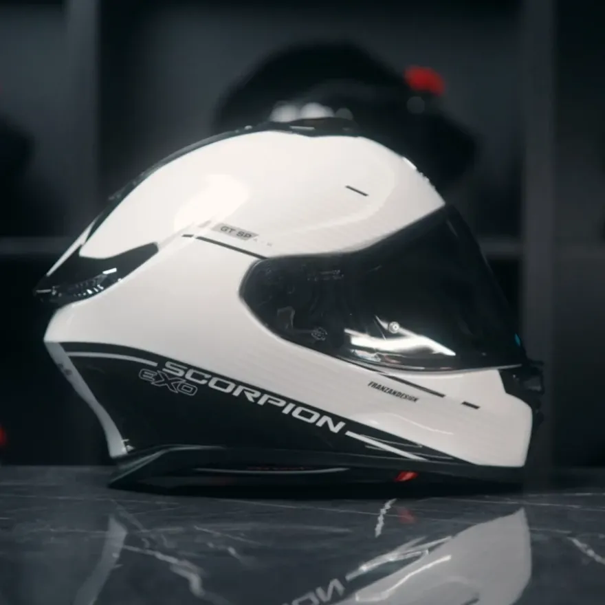 Scorpion EXO-GT SP Air Asphalt Pearl White Black
