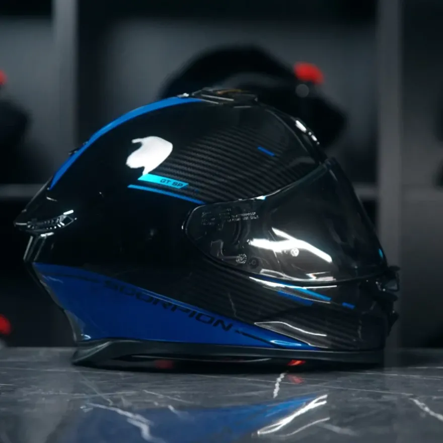 Scorpion EXO-GT SP Air Asphalt Black Blue