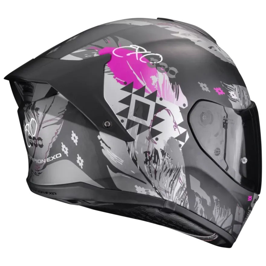 Scorpion EXO-530 Hadji Matt Black Pink