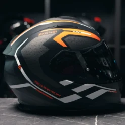 Scorpion Exo-491 Kripta Matt Black Orange White