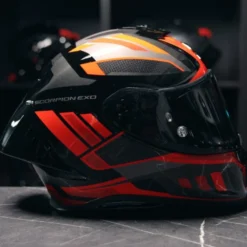 Scorpion EXO-R1 Evo II Vital Black Silver Red