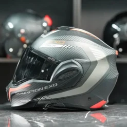Scorpion Exo-Tech Evo Carbon Cosy Matt Black-Red