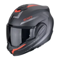 Scorpion Exo-Tech Evo Carbon Cosy Matt Black-Red