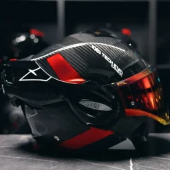 Scorpion Exo-Tech Evo Carbon Cad Black Red