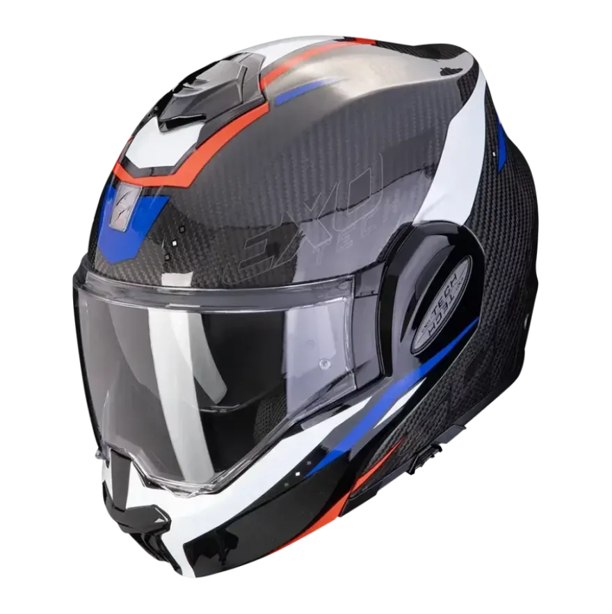 Scorpion Exo-Tech Evo Carbon Rover Black-Red-Blue