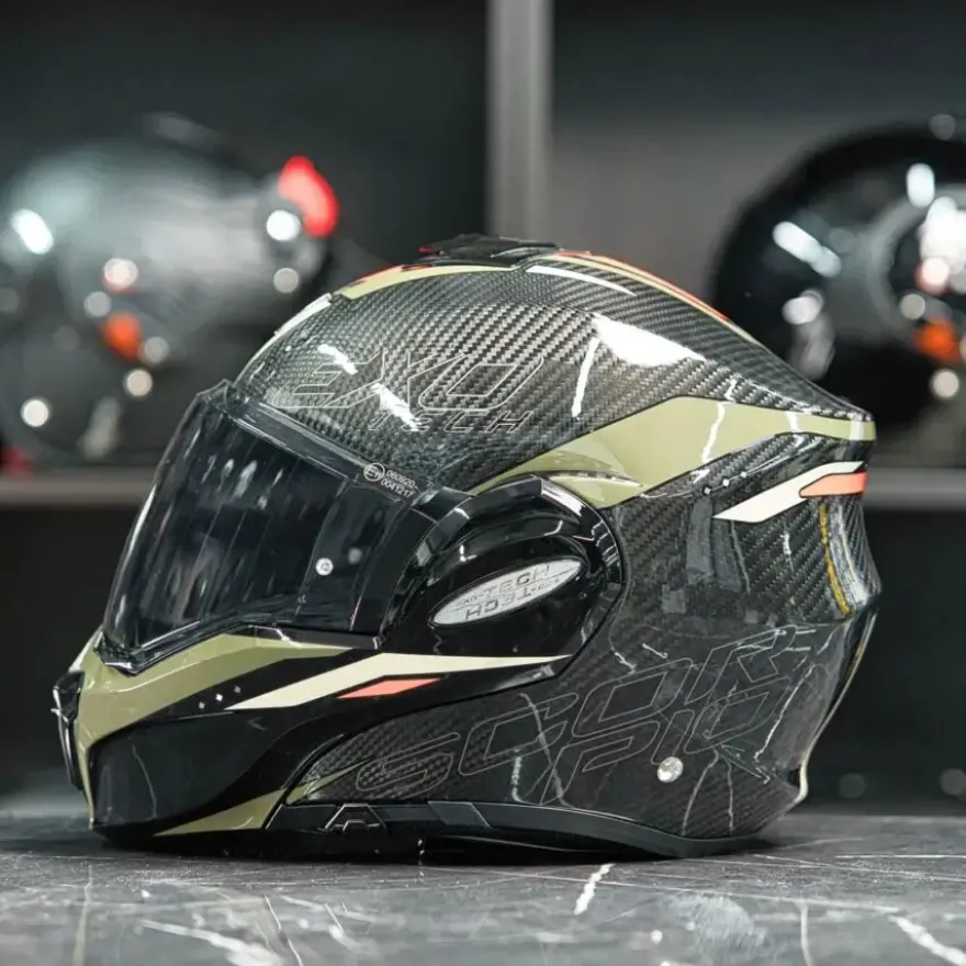 Scorpion Exo-Tech Evo Carbon Rover Black-Green