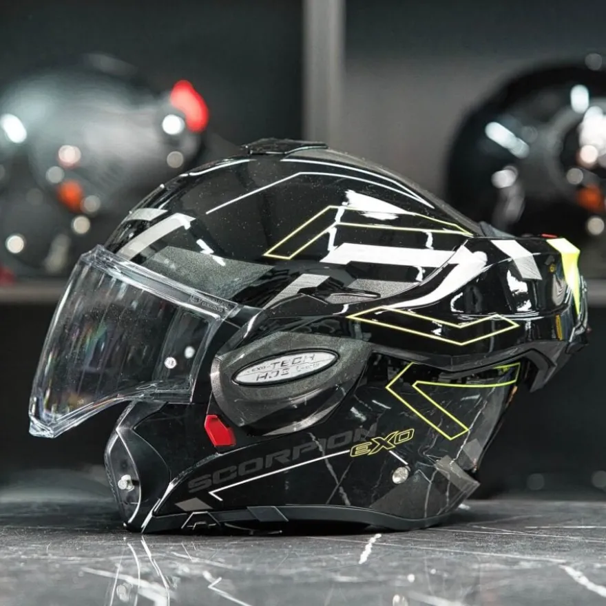 Scorpion Exo-Tech Evo Conquer Black-Neon Yellow