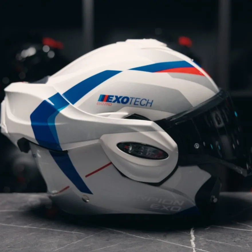 Scorpion Exo-Tech Evo Pro Acuti White Blue Red