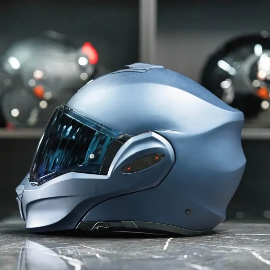 Scorpion Exo-Tech Evo Pro Solid Matt Metallic Blue