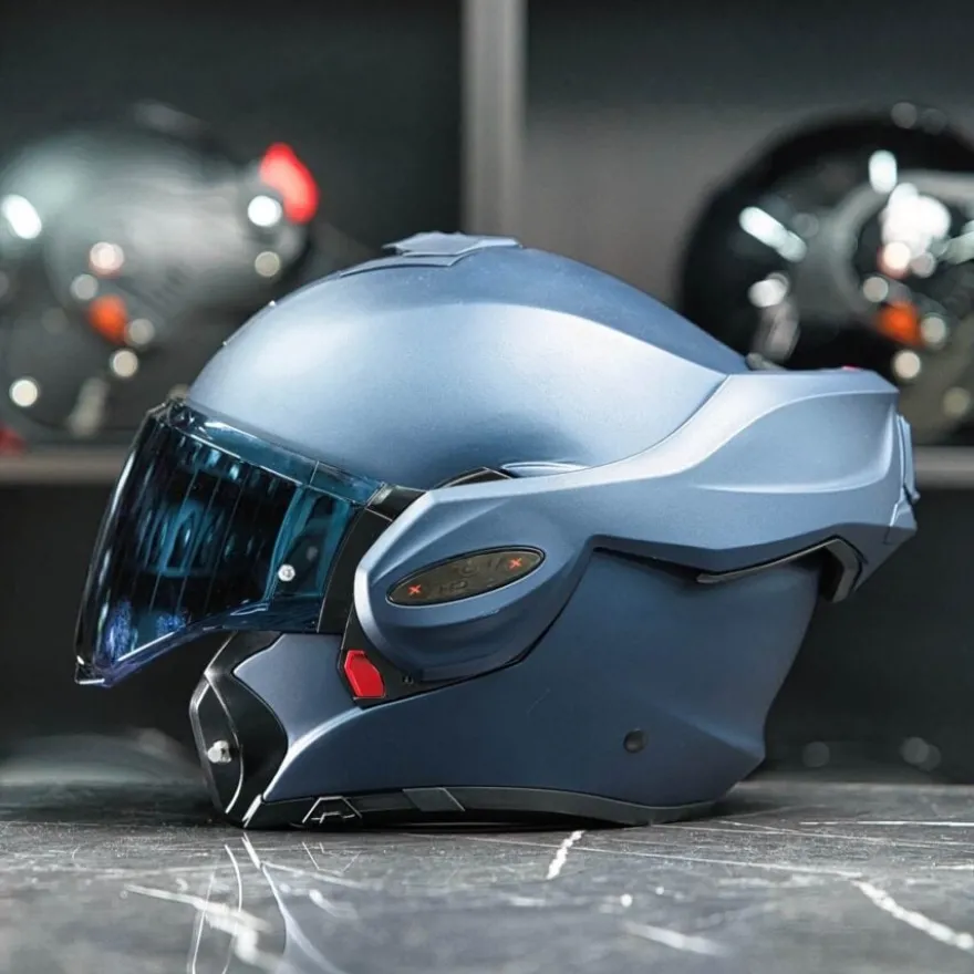 Scorpion Exo-Tech Evo Pro Solid Matt Metallic Blue