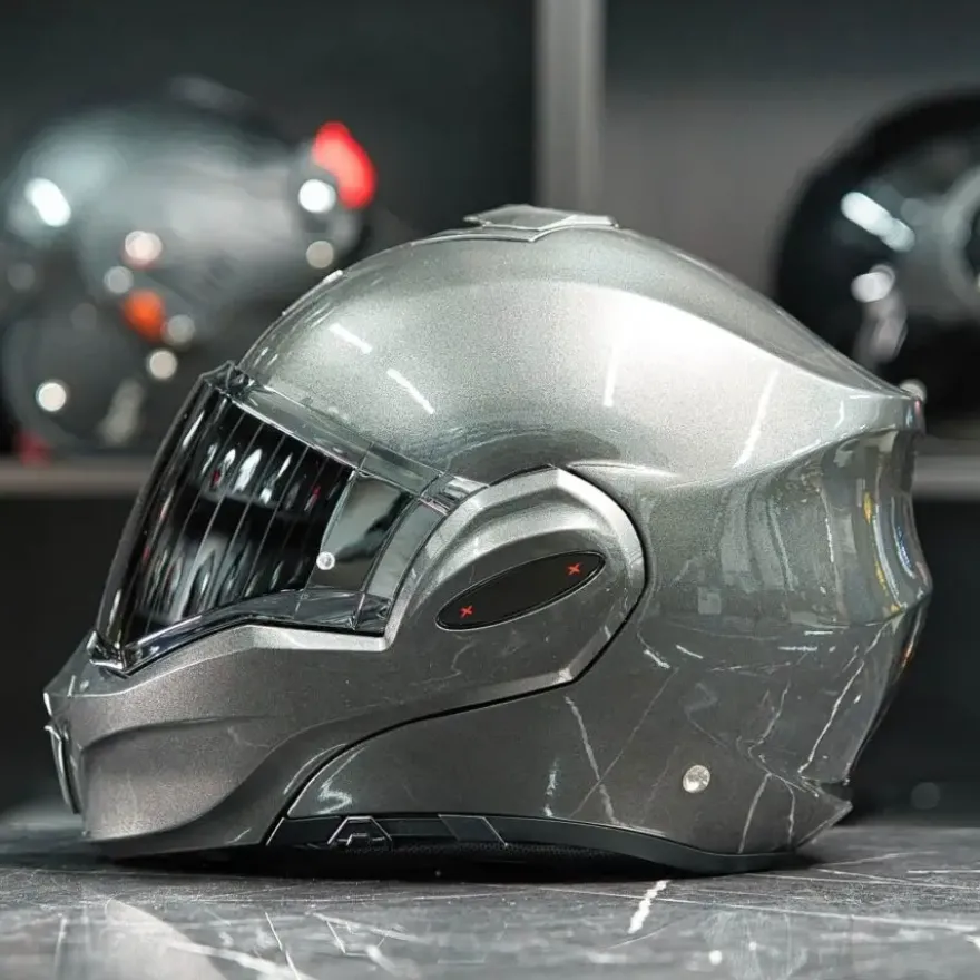 Scorpion Exo-Tech Evo Pro Solid Metallic grey