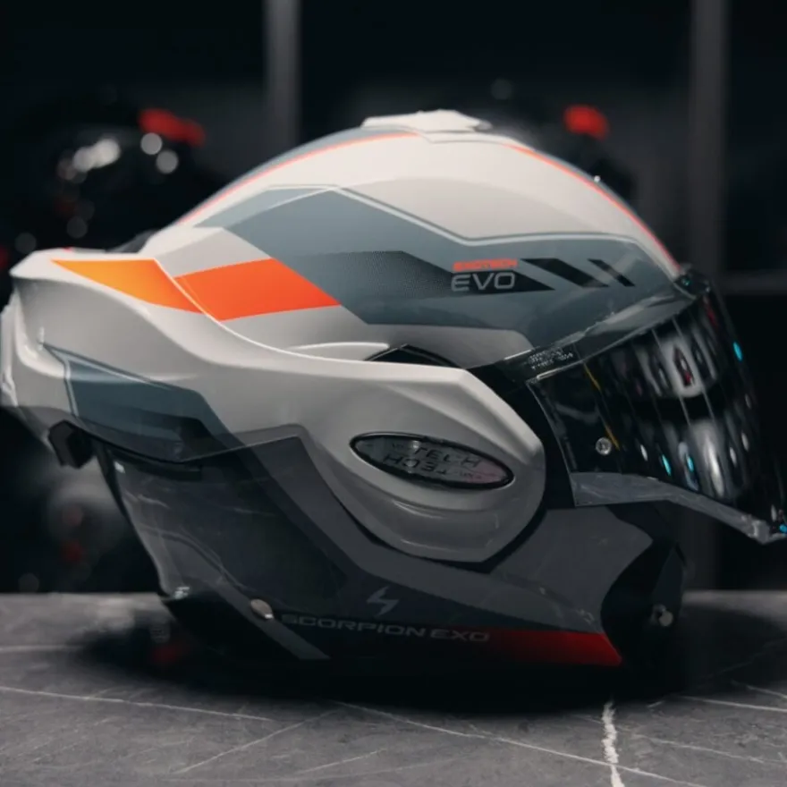 Scorpion Exo-Tech Evo Socius Grey Red