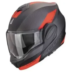 Scorpion Exo-Tech Evo Team Matt Black-Silver-Red