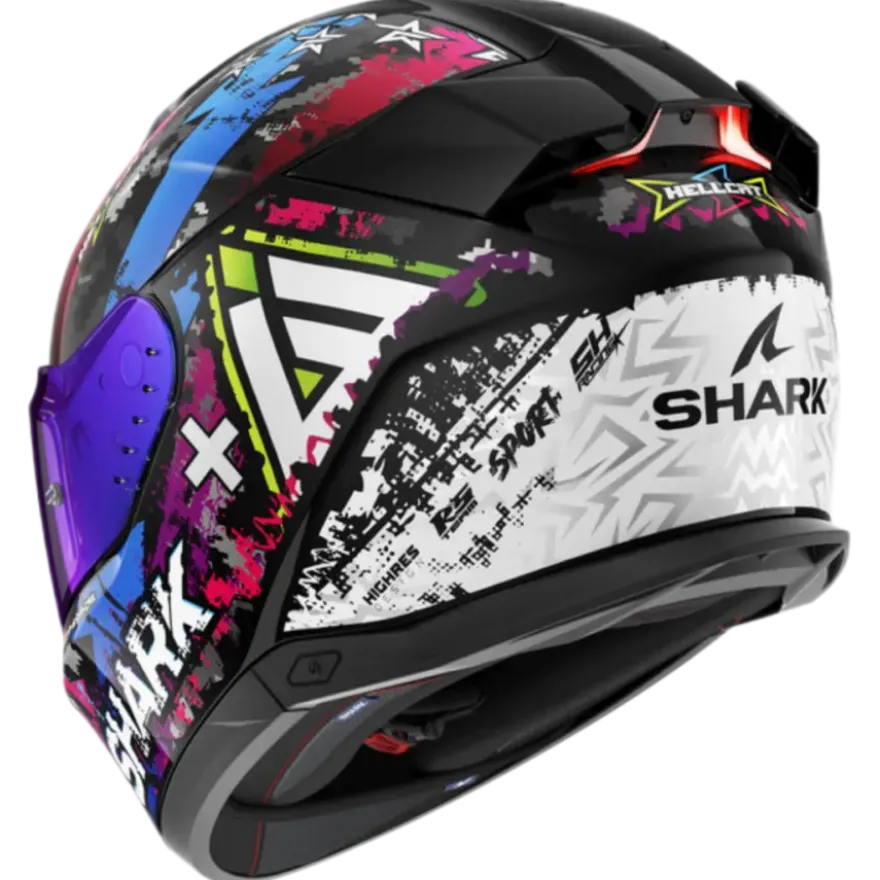 Shark Skwal i3 Hellcat Black Chrom Blue KUB