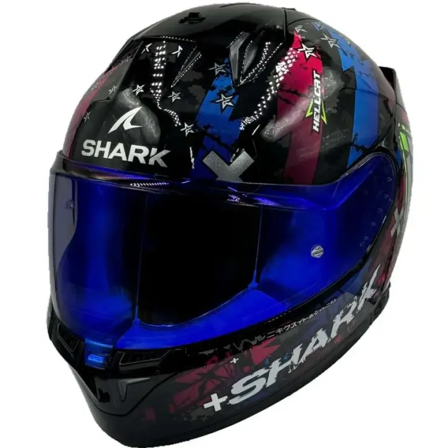 Shark Skwal i3 Hellcat Black Chrom Blue KUB