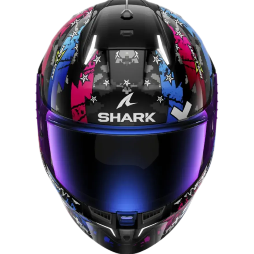 Shark Skwal i3 Hellcat Black Chrom Blue KUB